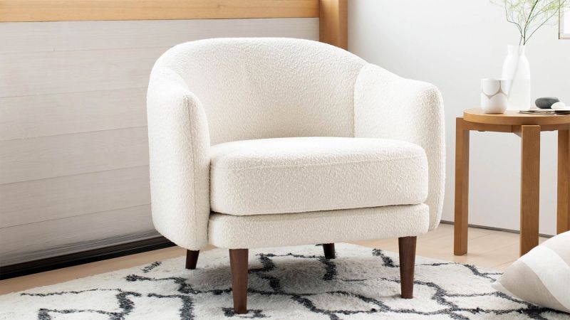 stewart tufted fabric chair