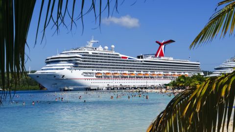 underlined carnival cruise ship