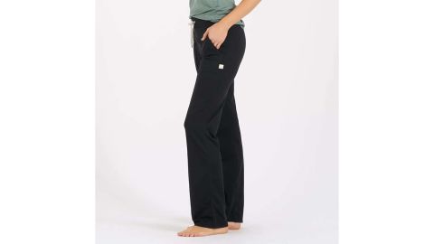 Wide-leg flared halo trousers
