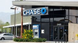 chase branch exterior sign atm parking