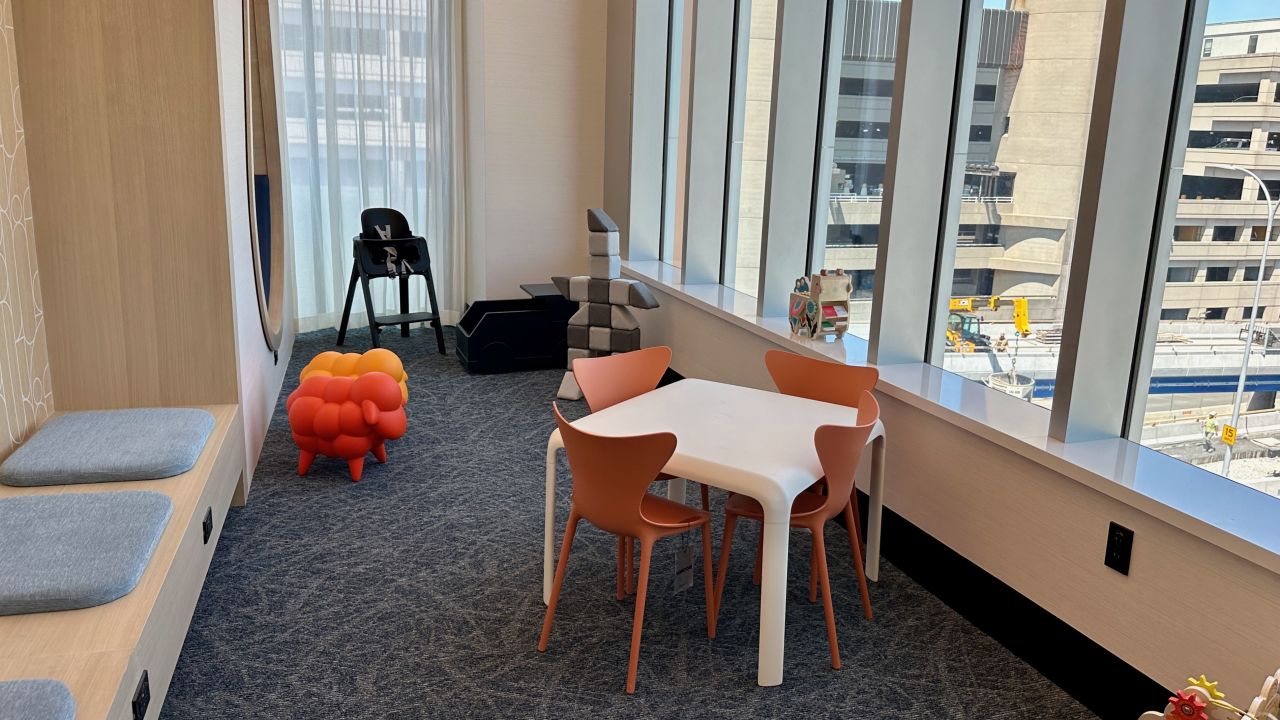 Children's lounge in the Sapphire Lounge