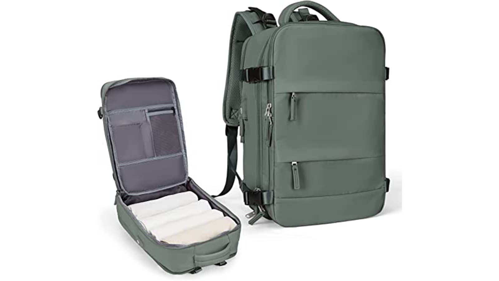   Basics Carry-On Travel Backpack - Black