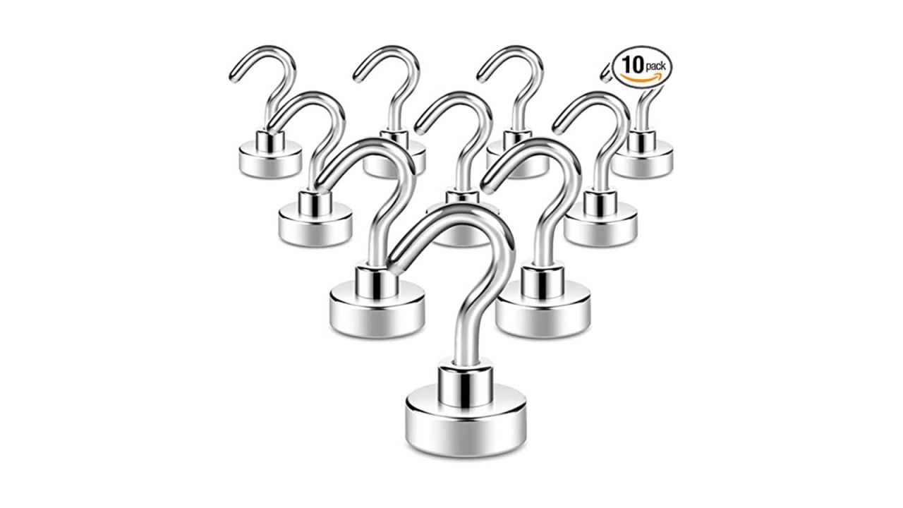 Neosmuk Magnetic Hooks, Pack of 10