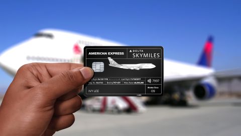 underscored delta amex reserve boeing 747 metal card lead