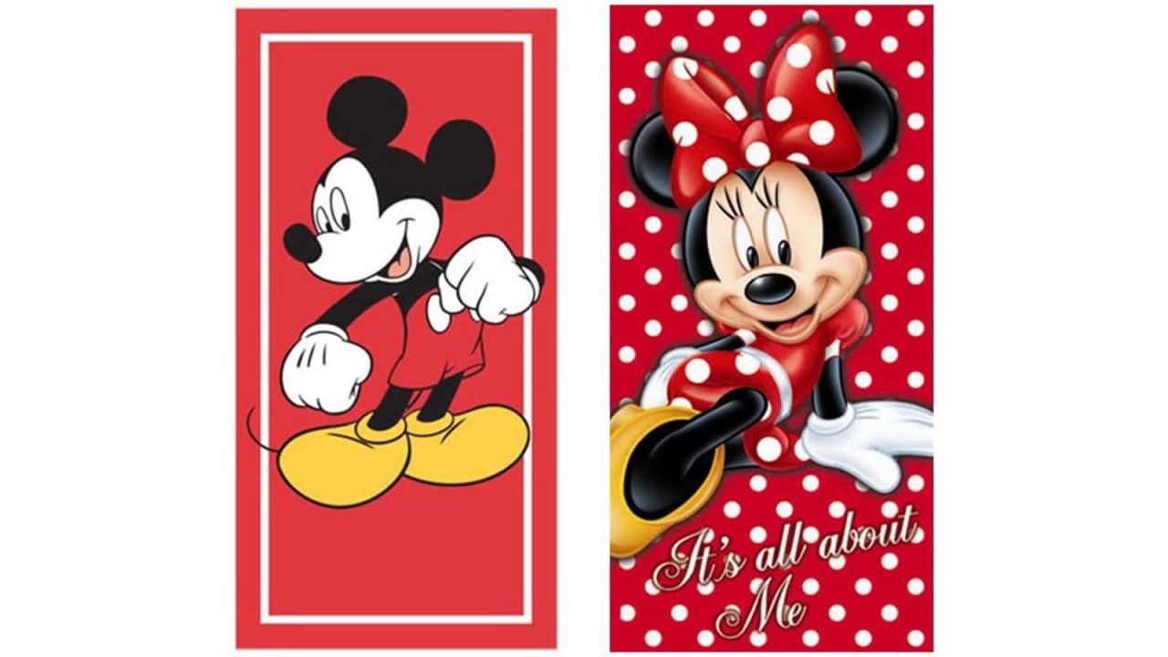 Mickey & Minnie Mouse Beach Towels