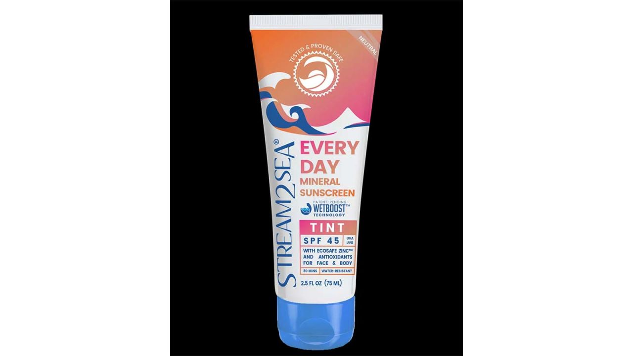 underscored ecofriendlytravel Stream2Sea Everyday Tint Mineral Sunscreen