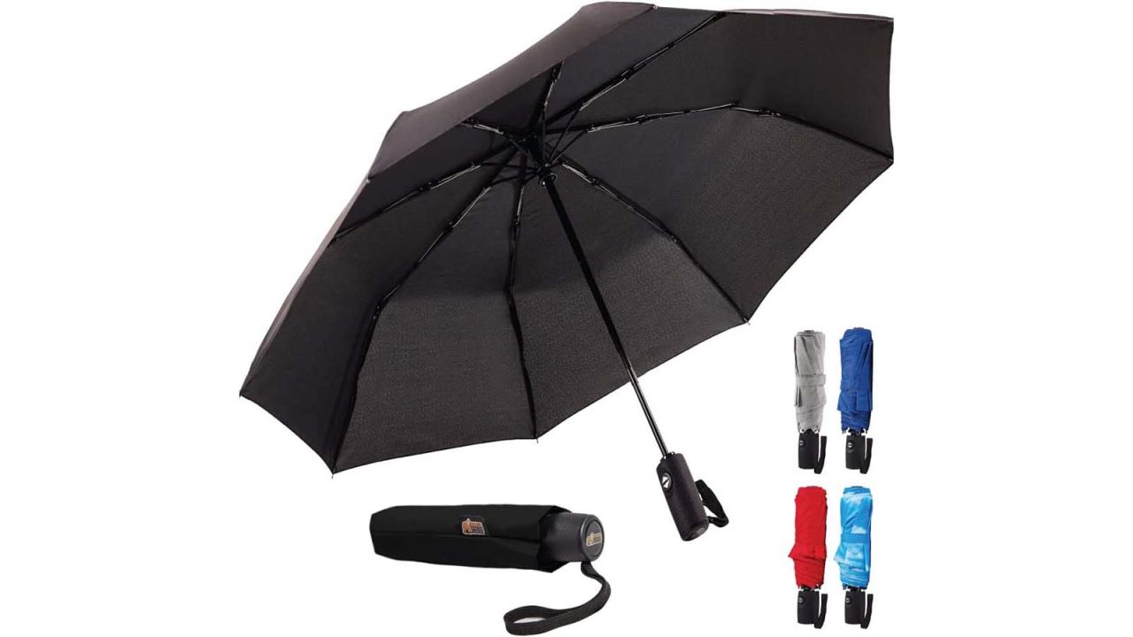 underscored europepacking Gorilla Grip Compact Travel Umbrella