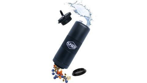 Flpsde Water Bottle with Snack Storage