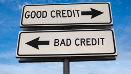 good credit bad credit signs build credit