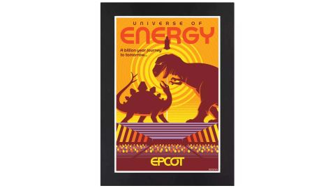 Epcot Universe of Energy Matted Print
