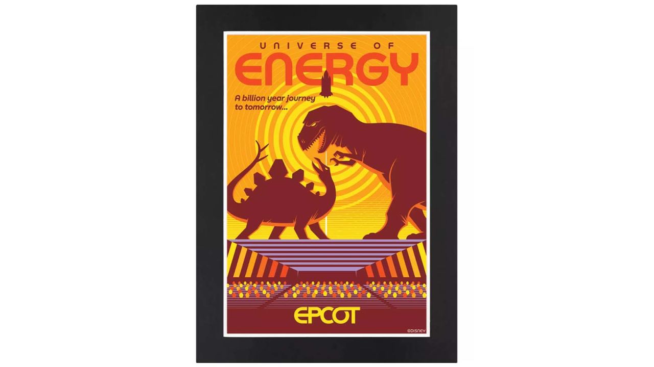 Epcot Universe of Energy Matted Print