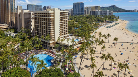 Use your points from the Hilton Surpass card to stay at properties like the Hilton Hawaiian Village Waikiki Beach Resort.