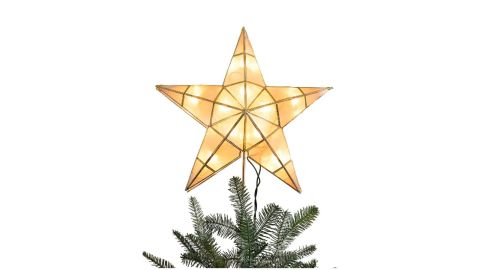 Balsam Hill Treetop Capiz Star Light