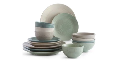 Birch Lane Bemot Handmade Stoneware Dinnerware, Set of 16