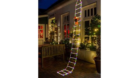 Toodour 10-Foot Decorative Ladder Lights With Santa Claus