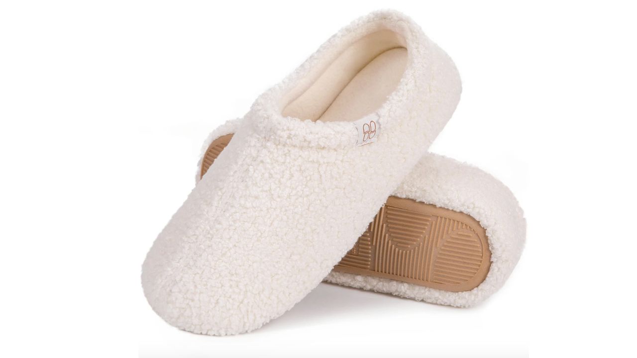 underscored HomeTop Women's Cozy Memory Foam Loafer Slippers.jpg