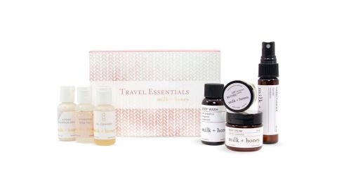 milk + honey travel essentials kit