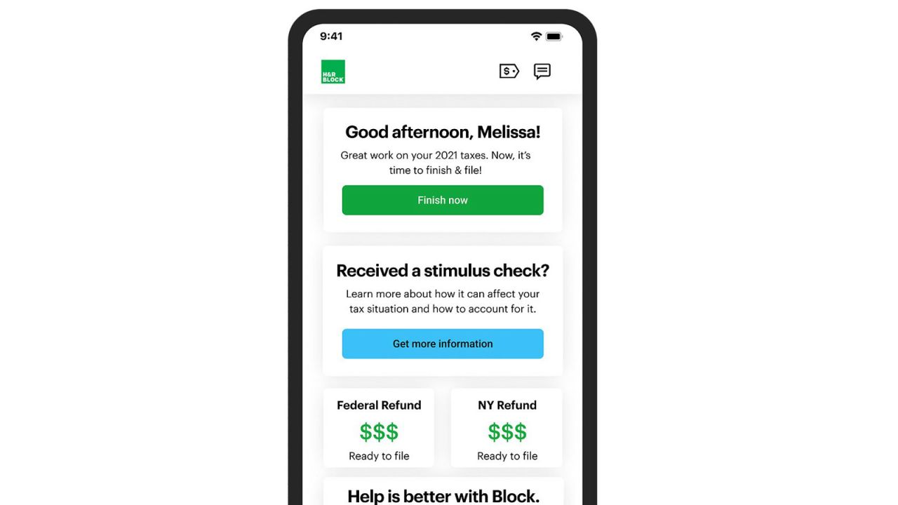 underscored hr block mobile app 2021
