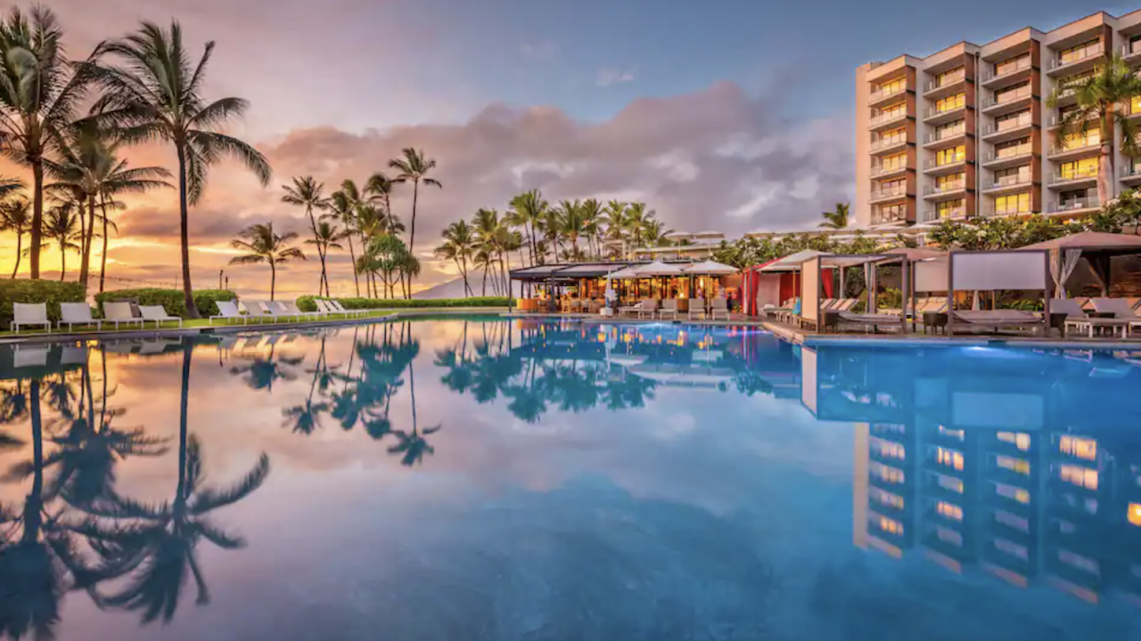 A view of the pool at the Andaz Maui at Wailea Resort.