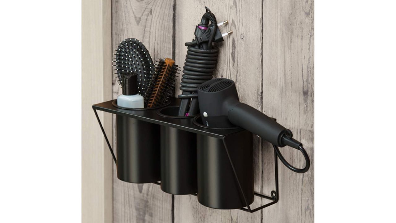 Mdesign Bath Countertop Hair Care Styling Tool Organizer Holder