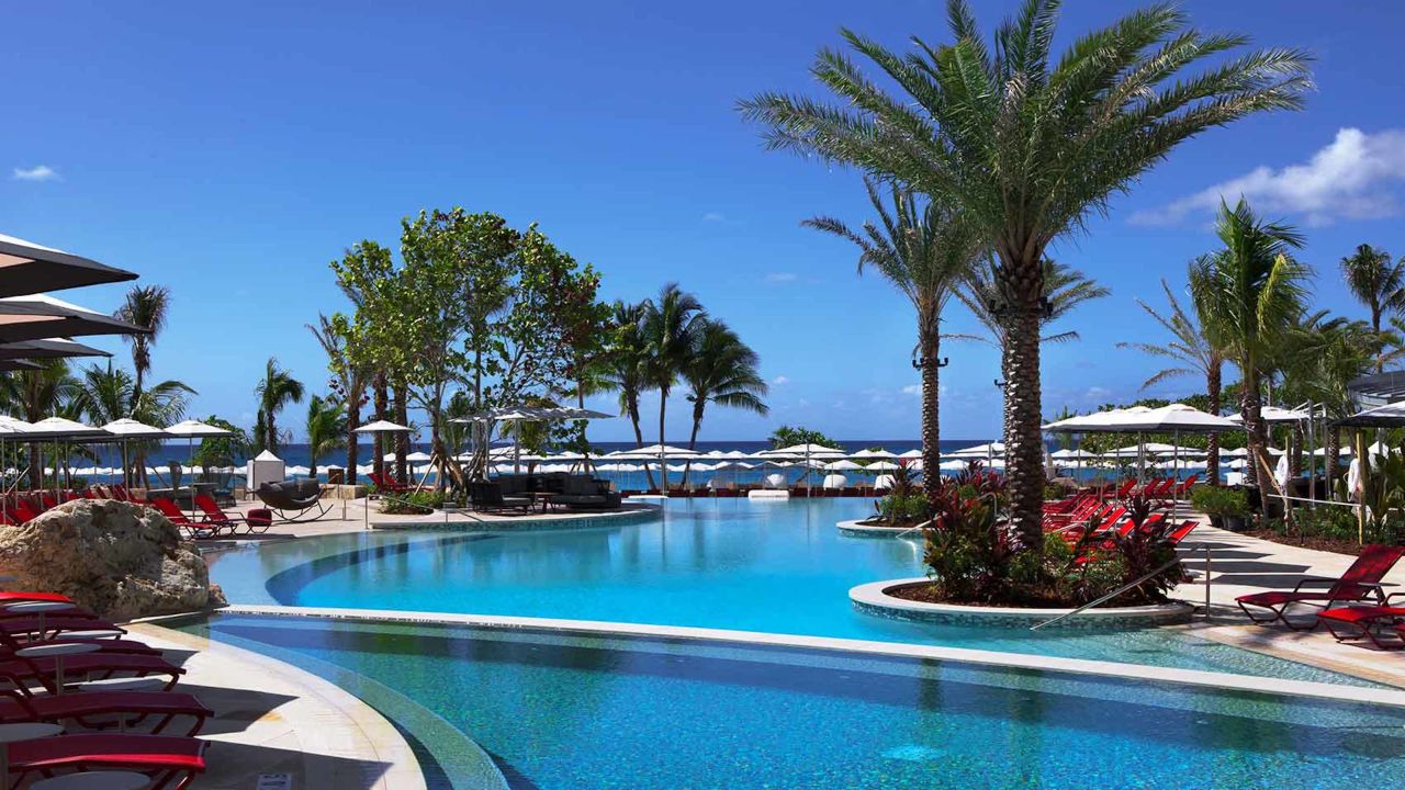 The pool at the Kimpton Seafire Resort and Spa in Grand Cayman.