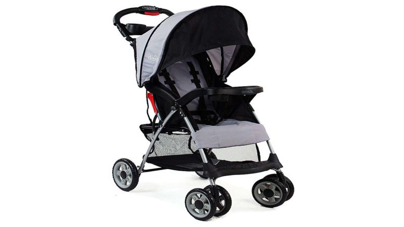 Lightweight stroller with store tray