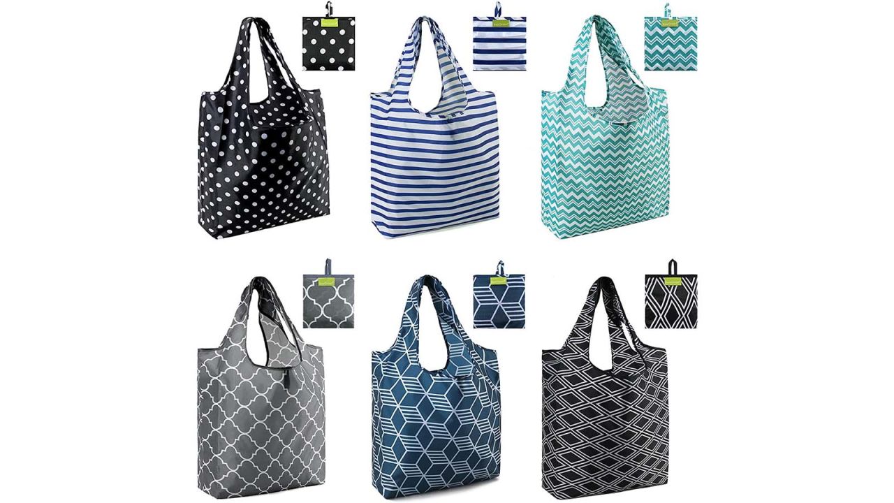 BeeGreen 6-Pack Reusable Shopping Totes
