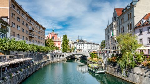 highlighted ljubljana slovenia