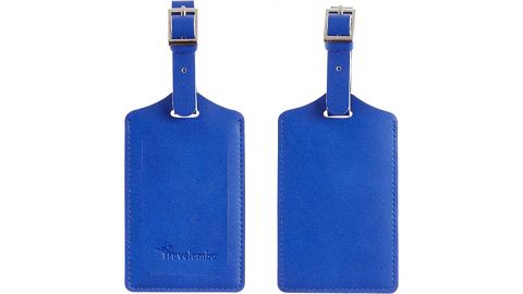 Travelambo Leather Luggage Tag, 2-pack