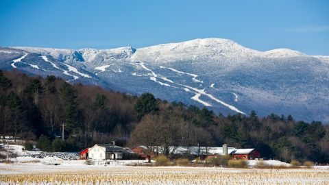 Stowe, Vermont, in winter.