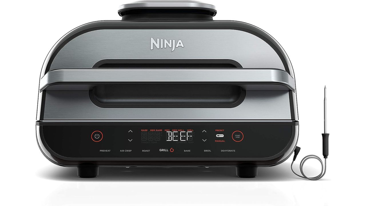 deal for Prime Day 2: The Ninja Foodi Grill air fryer is almost half  off, get it now