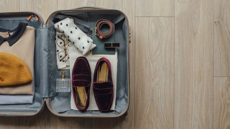 underscored packing bag shoes