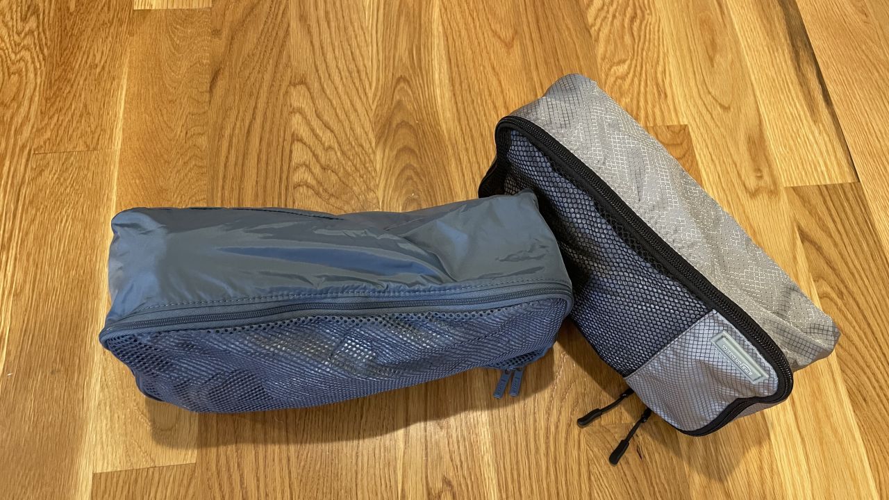 Away packing cubes vs. Amazon Basics travel organizer CNN Underscored
