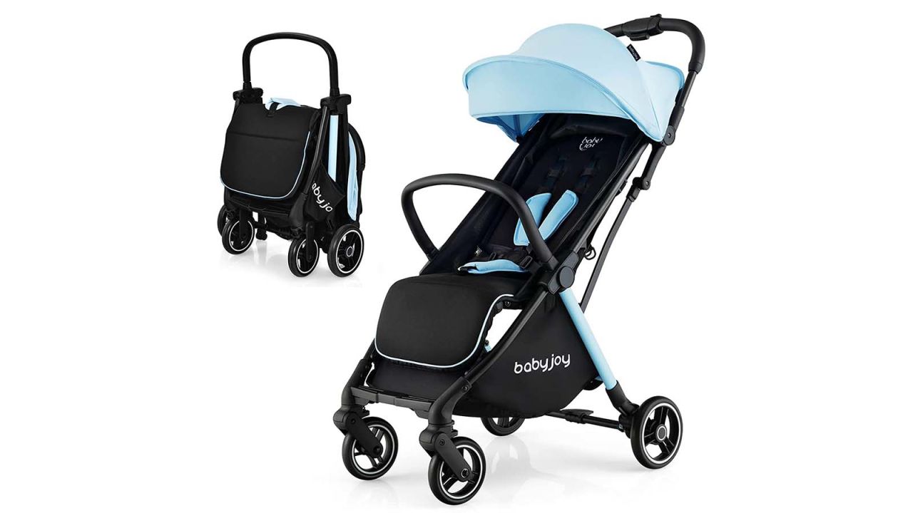 underscored parenttraveltips Baby Joy Lightweight Travel Stroller