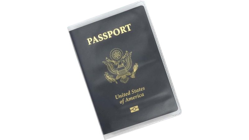 Passport Cover Water-prove Plastic Passport Protector 