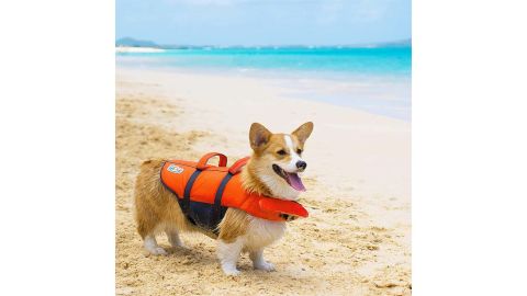 Outward Hound Granby Splash Orange Dog Life Jacket