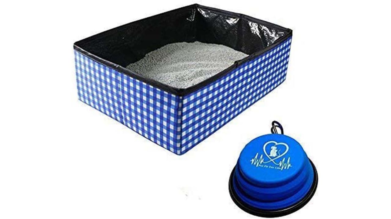 Pet Fit For Life Collapsible Portable Cat Litter Box