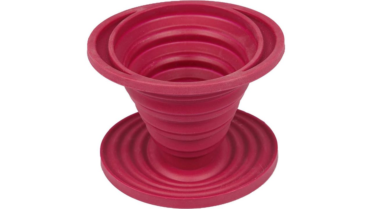 underscored portablecoffee Kuissential SlickDrip Collapsible Silicone Coffee Dripper