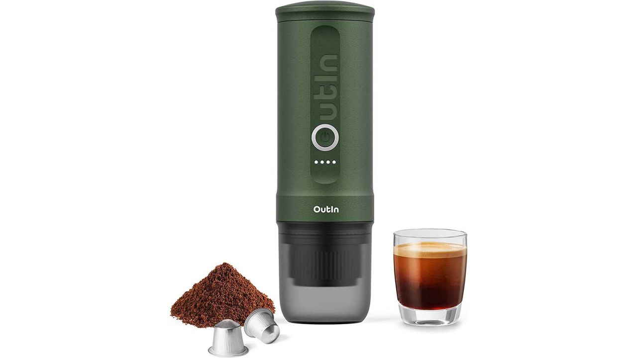 menggariskan portablecoffee Outin Nano Portable Electric Espresso Machine
