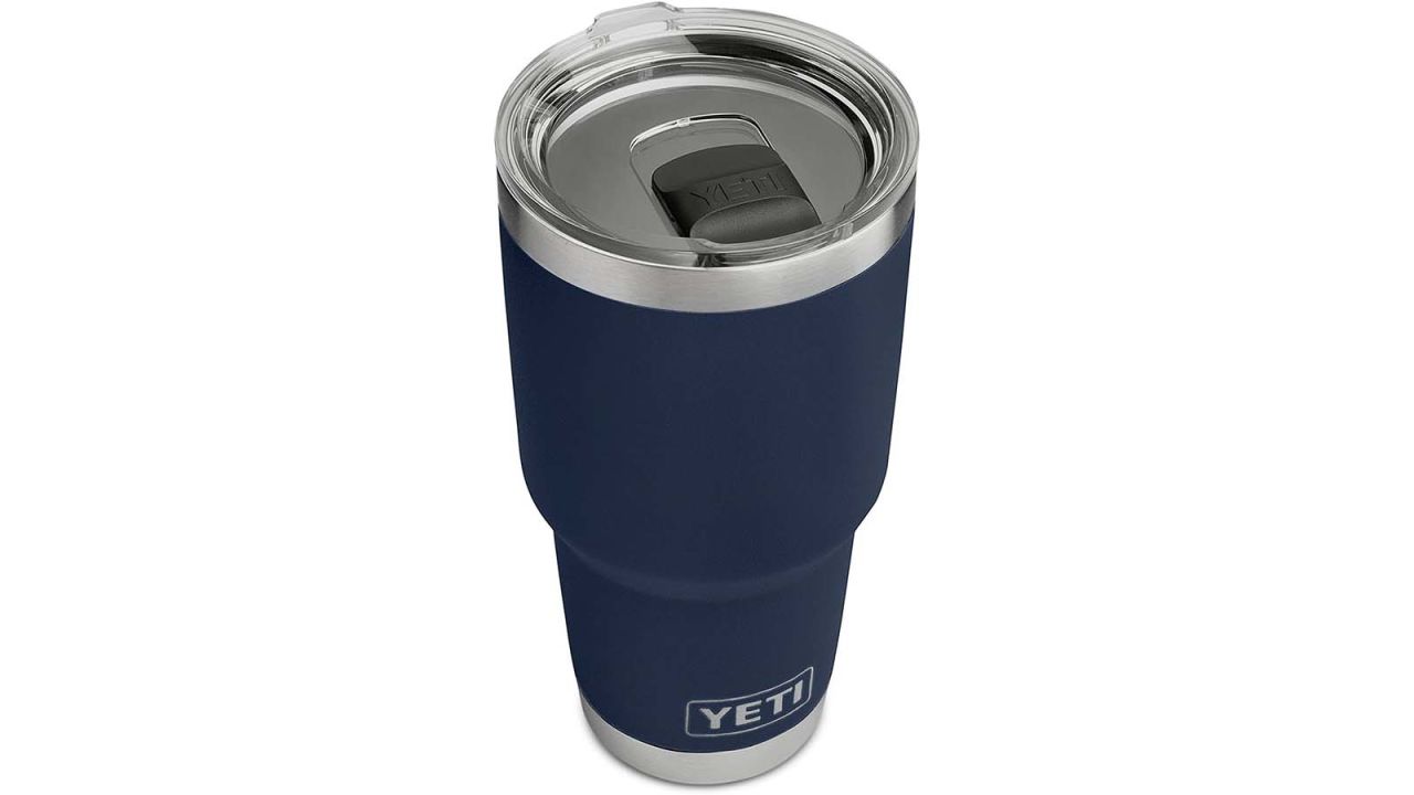 Yeti Rambler Travel Mug . Underlined portable coffee mug