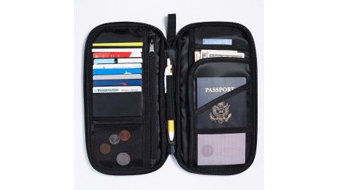 Amazon Basics RFID Travel Passport Wallet Organizer