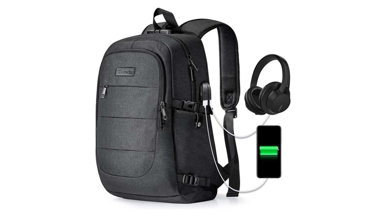 Tzowla Travel Laptop Anti-Theft Backpack
