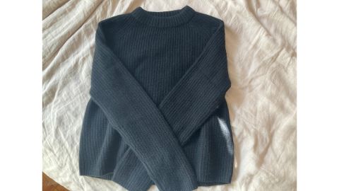 Quince Mongolian Cashmere Fisherman Crewneck Sweater