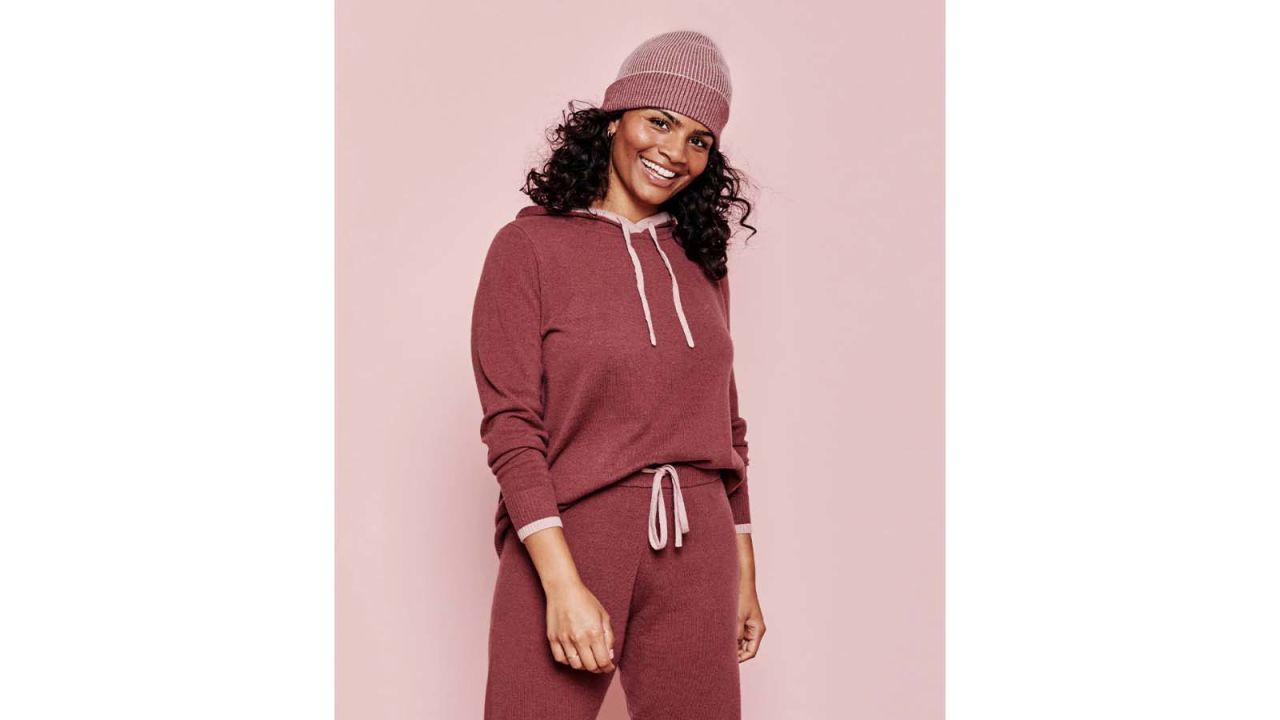 The Coziest Cashmere Blend Hoodie