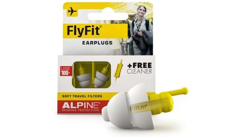 Alpine FlyFit Airplane Pressure Relief Earplugs
