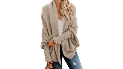 Imily Bela Women’s Knitted Wrap Cardigan