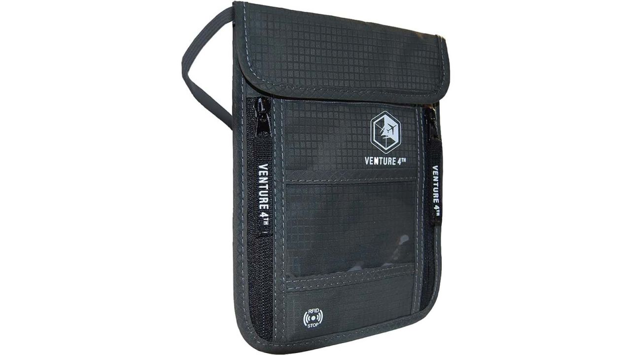 underscored solotraveltools Venture 4th Travel Neck Wallet with RFID Blocking