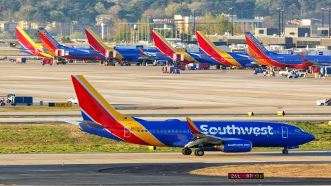 underscored southwest airlines planes