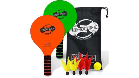 Jazzminton Paddle Ball Game with Carry Bag