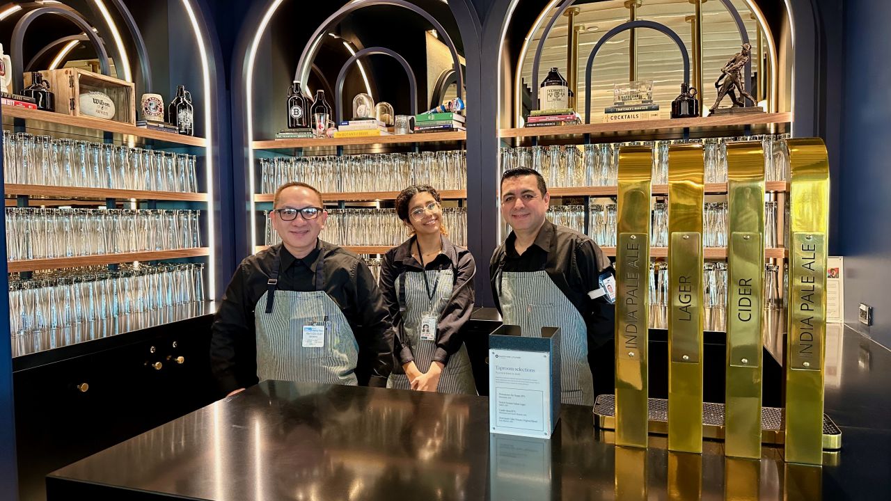 The Sapphire Lounge taproom in Boston